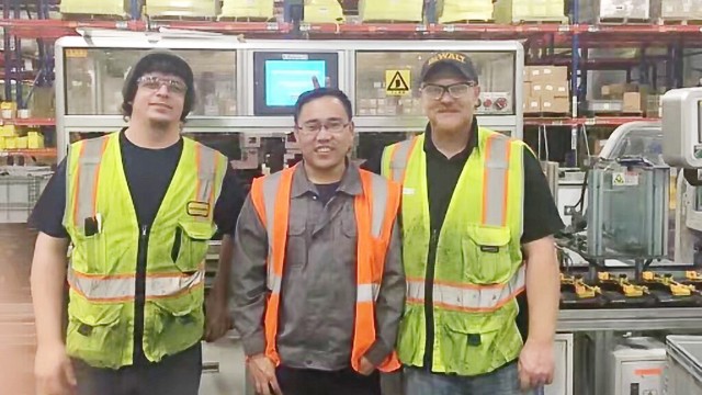 美国百得：五工位全自动平衡机定制案例！